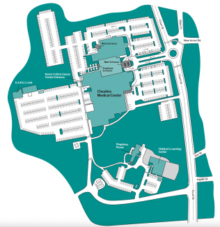 Campus Map of Cheshire Medical Center | Patients & Visitors | Cheshire ...