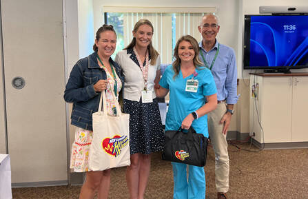 Alyssa Bostwick, CMA, is awarded for being an NH Healthcare Hero