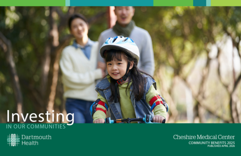 The front cover of the Community Benefits Report